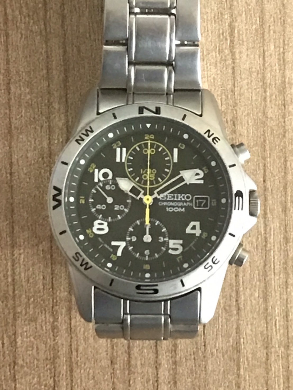 SEIKO セイコー クロノグラフ 腕時計 7T92-0DX0